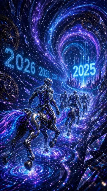 Sci-Fi Fantasy image example: Sci-Fi Fantasy Space-Time Vortex Centaurs