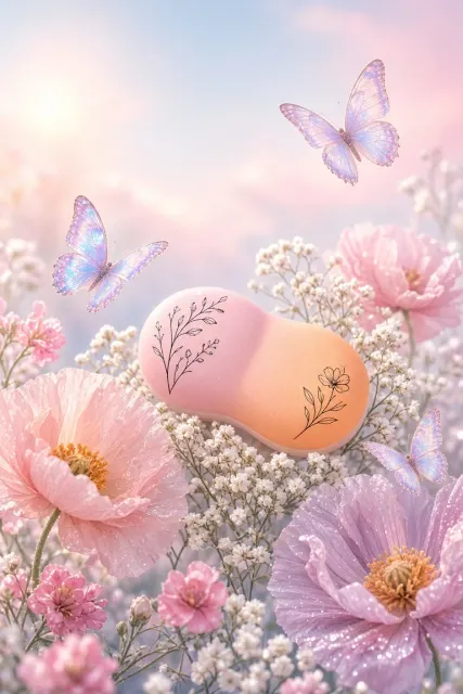 Fine Line Art image example: Spring Floral Meadow Contact Lens Case Photography