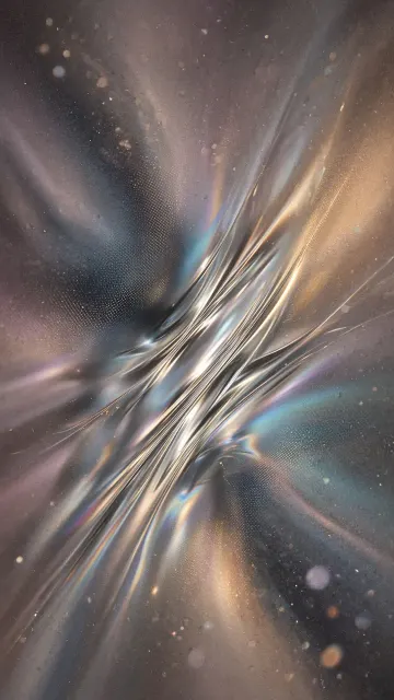 Holographic Metallic Halftone Abstract Wallpaper
