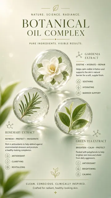 gradient image example: Luxury Skincare Ingredient Analysis 3D Render