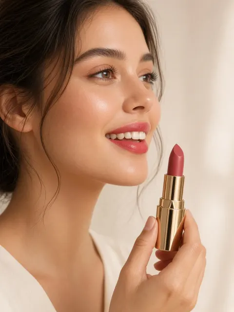 Beauty Photography image example: Spring Beauty Lipstick Commercial Photography