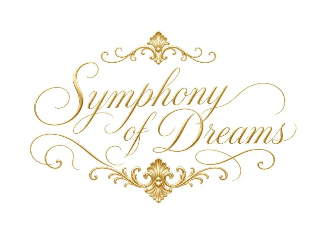 Gold Foil image example: Rococo Luxury Cursive Calligraphy Typography
