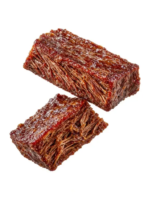 Food & Beverage image example: 3D Realistic Dried Mutton Jerky Food Poster