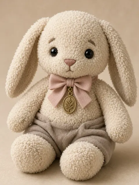 Fabric & Textile image example: Plush Stuffed Bunny Soft Toy