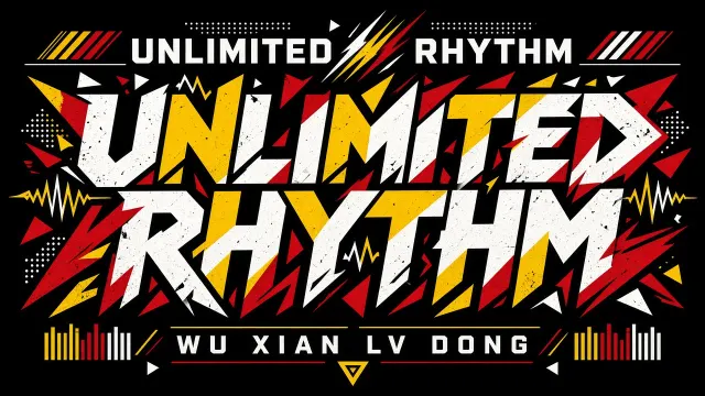 Geometric Design image example: Hardcore Geometric Typography of Unlimited Rhythm