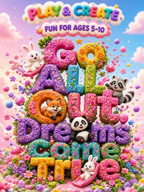 Cartoon Style image example: 3D Cartoon Kids Toy E-Commerce Promo Poster