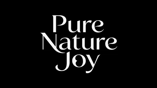 Minimalist Modern Nature Joy Typography Design