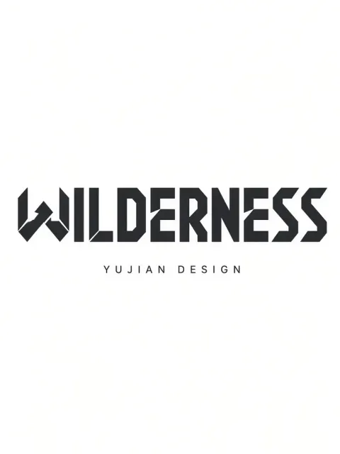 Abstract Shape image example: Geometric Outdoor Wilderness Logo Design