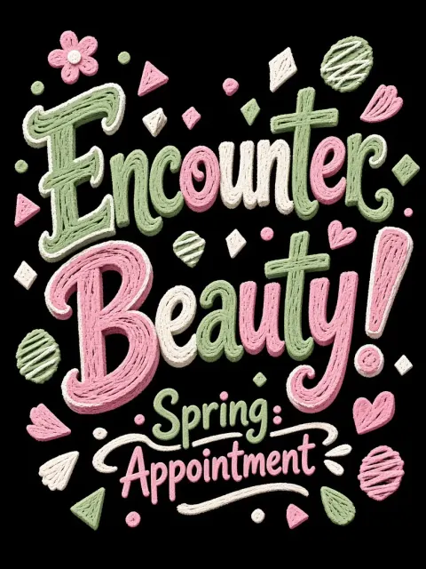 Dynamic image example: Playful Hand-Lettered 3D Typography
