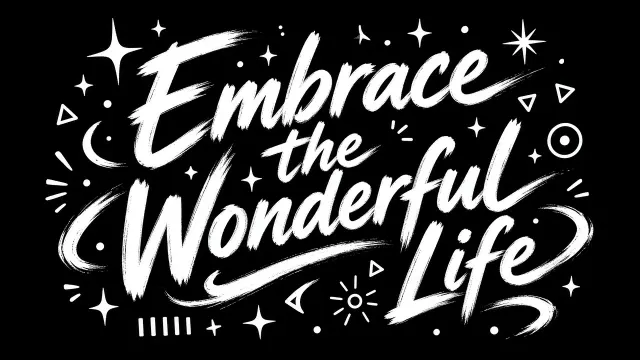 Bold Typography image example: Expressive Brush Party Script Typography