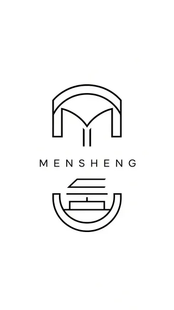 Abstract Typo image example: Modernist Typographic Monogram Logo Design