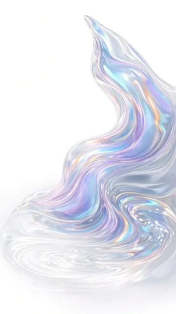 Futuristic Liquid Crystal Abstract Wallpaper