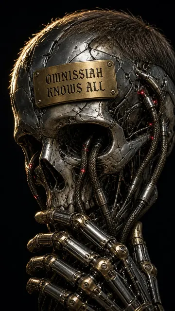 Photorealism image example: Grimdark Cybernetic Skull Concept Art