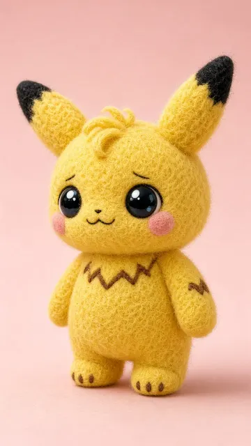 Fabric & Textile image example: Cute Chibi Plush Creature Avatar