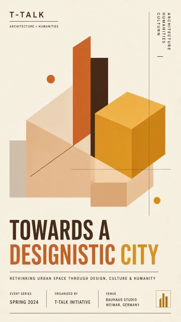 Bauhaus Minimalist Architectural Humanities Poster