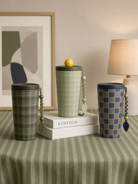 Still Life image example: Modern Artistic Insulated Tumblers Tabletop Still Life