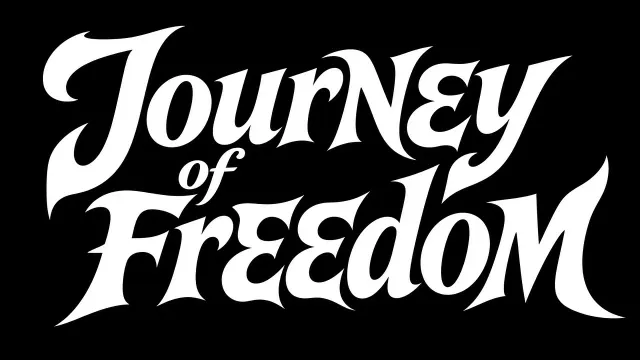 Dynamic Flow image example: Creative Typography Art for Journey of Freedom