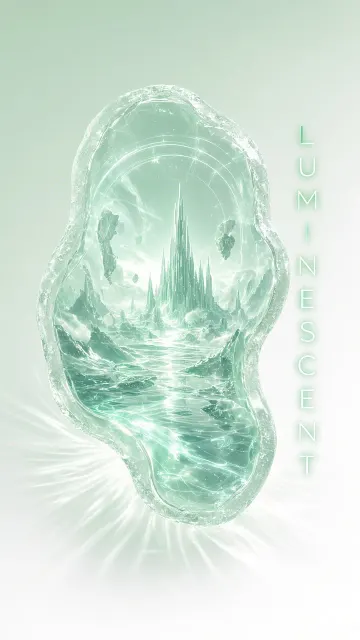 Unreal Engine image example: Futuristic Translucent Glass Screen Cinematic Render