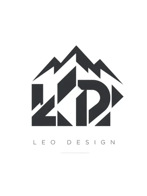 Outdoor Lifestyle image example: Minimalist Mountain Explorer Logo Typography