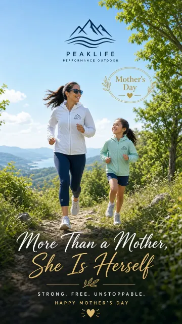 Fresh Aesthetic image example: Mother's Day Outdoor Activewear Poster