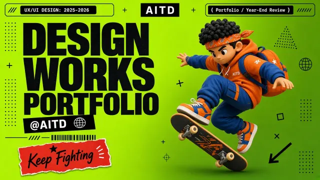 Streetwear Style image example: Streetwear 3D Toy Designer Portfolio Cover