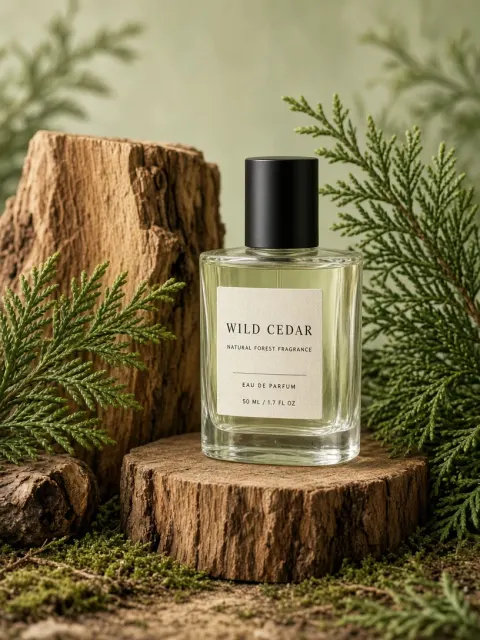 Warm Atmosphere image example: Forest Aromatherapy Product Still Life