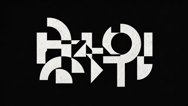 Mid-Century Modern Geometric Emblem Design