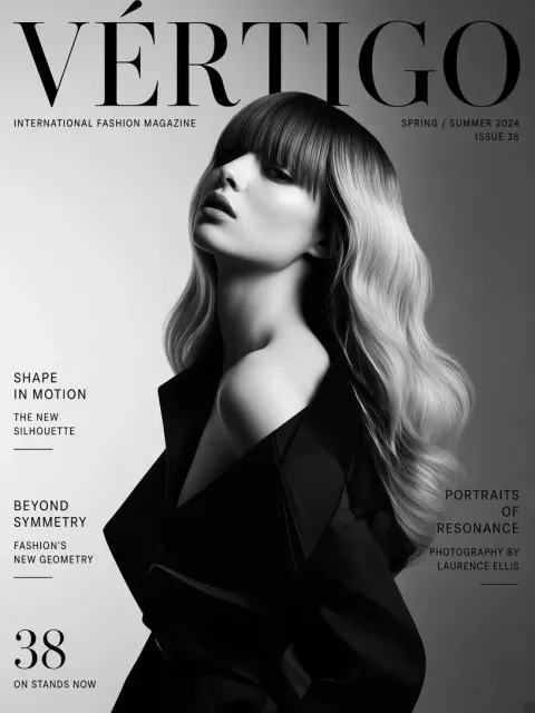 Deconstructed Minimalist Fashion Magazine Cover