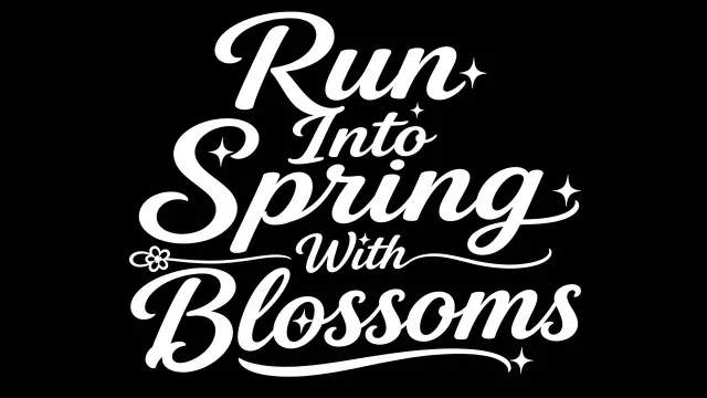 Playful Spring Blossom Vector Typography
