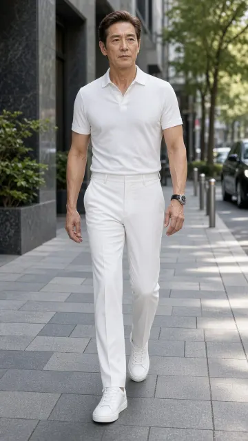 Premium Aesthetic image example: 8K Hyperrealistic Urban Elite Male Portrait Photography