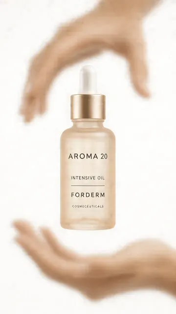 Luxury Packaging image example: Luxury Dropper Bottle Skincare Cosmetic Campaign