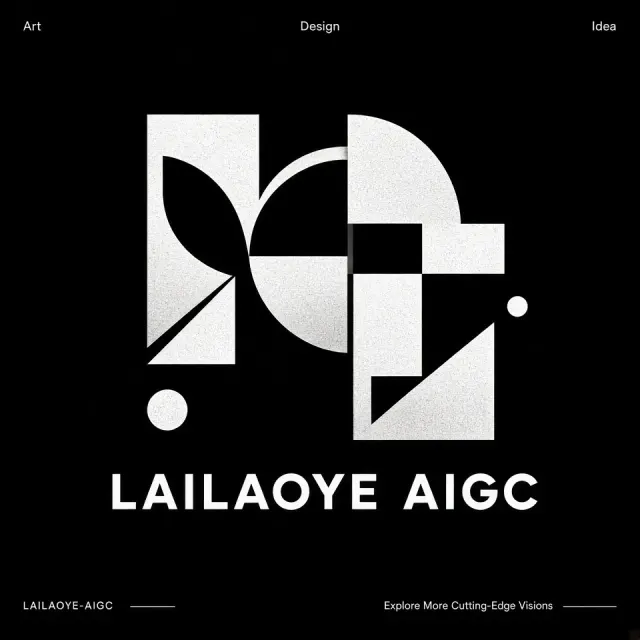 Mid-Century Modern Geometric Graphic Logo Design