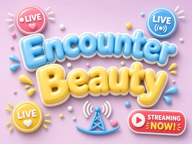 3D Cartoon image example: 3D Cartoon Livestream Typography Art