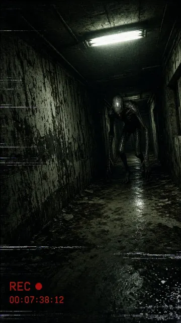 Analog Horror Underground Corridor Entity