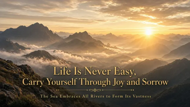 Mountain Sunrise Inspirational Poster
