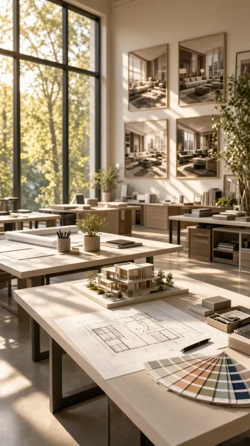 Sunlit Modern Interior Design Studio