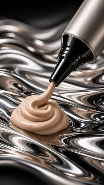 Liquid Metal BB Cream Cosmetic Close-Up