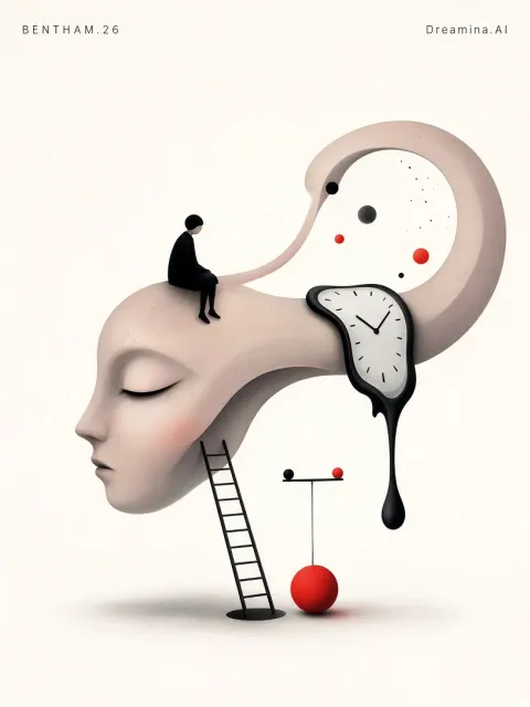 Absurdist image example: Avant-Garde Absurdist Conceptual Graphic Design