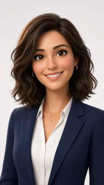 Avatar Portrait image example: 3D Stylized Corporate Female Recruiter Avatar