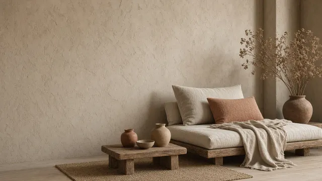 Wabi-Sabi Interior Design Presentation Cover