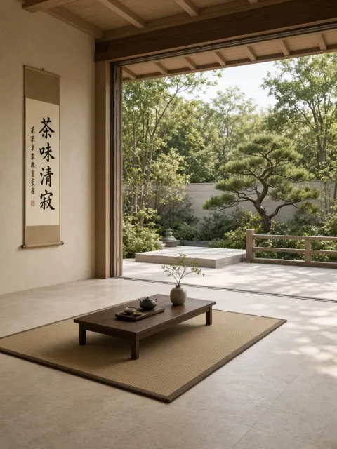 Song Dynasty Minimalist Living Room