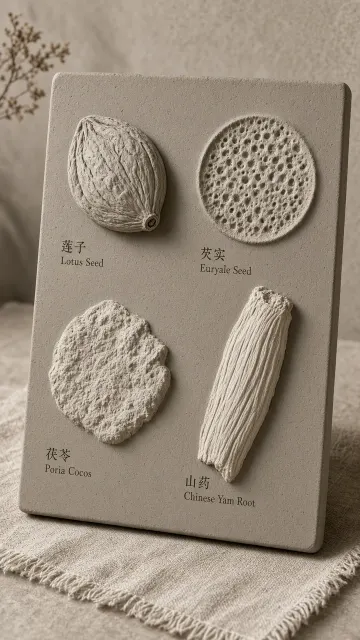 Bisque Ceramic Slab with Botanical Herbal Relief Imprints