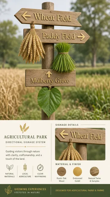 Agricultural Wayfinding Signage System Design