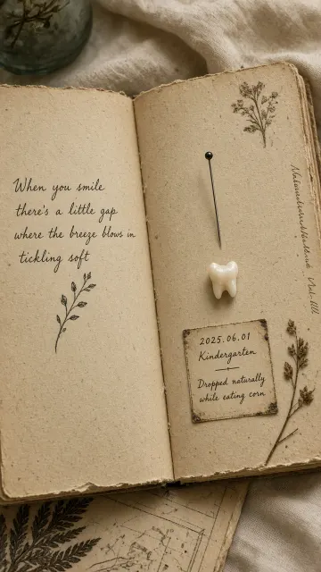 Naturalist Specimen Keepsake Book for Baby Tooth