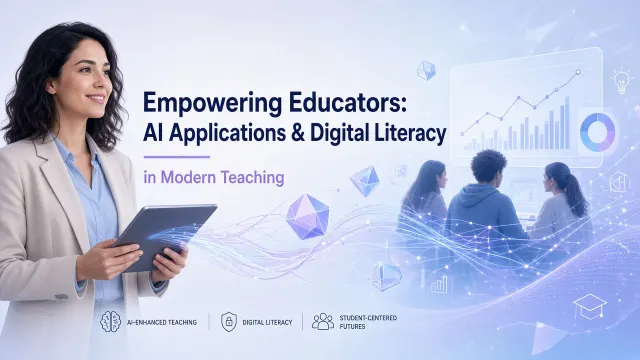 Digital Literacy and AI Innovation in Teaching Slide Cover