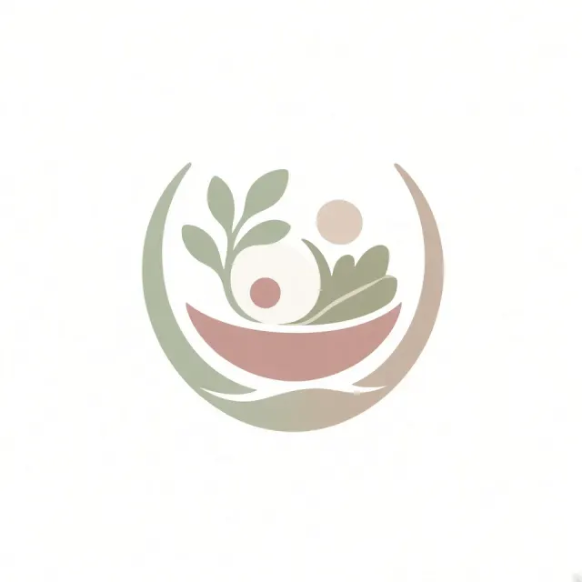 Clean Design image example: Modern Minimalist Flat Vector Food Logo