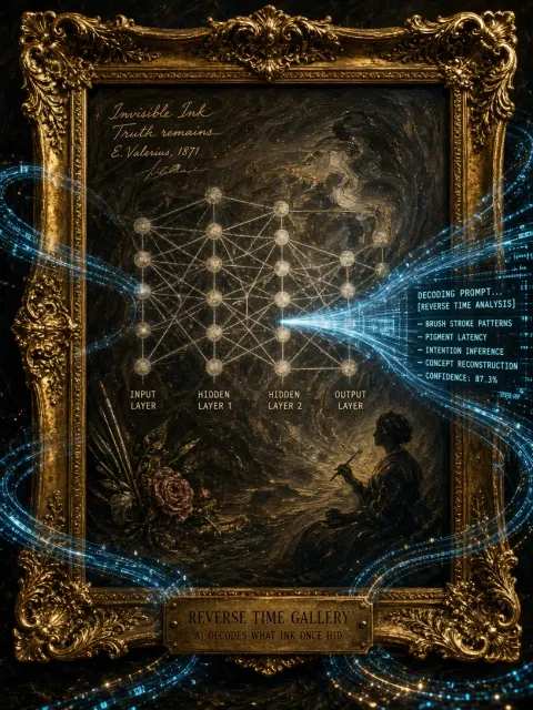 Baroque image example: Baroque Data Stream AI Conceptual Art