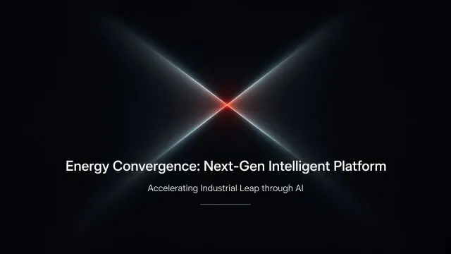 Slide Cover image example: Converging Energy Keynote Launch Event Cover