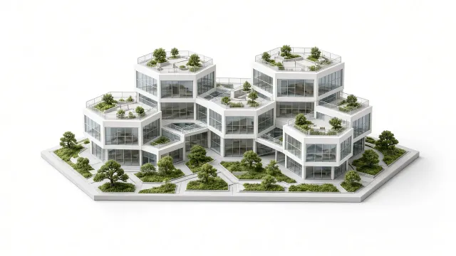Hexagonal Modular Architectural Model