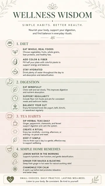 Health image example: Everyday Health Facts Infographic Card